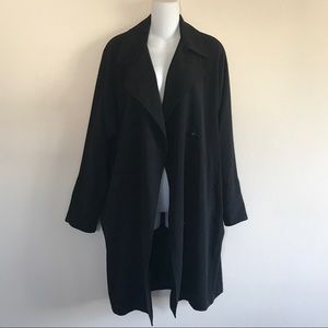 Light Duster Flowy Trench Coat with Pockets